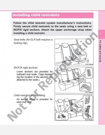toyota yaris 130 series 2017-2018 owners manual